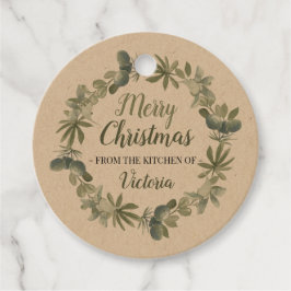 Frohe Weihnachten aus der Küche der Gefallen Tags Geschenkanhänger