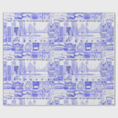 Frohe Weihnachten aus der SF Bay Geschenkpapier (Flach)