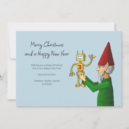 Frohe Weihnachten aus der Spielzeugwerkstatt des W (Vorderseite)