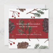 Frohe Weihnachten aus der Weihnachtskarte der Cabi (Rückseite)