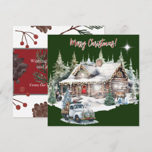 Frohe Weihnachten aus der Weihnachtskarte der Cabi