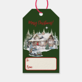 Frohe Weihnachten aus der Weihnachtskarte der Cabi Geschenkanhänger