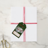 Frohe Weihnachten aus der Weihnachtskarte der Cabi Geschenkanhänger (Mit Garn)