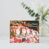 Frohe Weihnachten aus Deutschland - deutsche Cooki (Stehend Vorderseite)