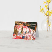 Frohe Weihnachten aus Deutschland - deutsche Cooki Karte (Gelbe Blume)