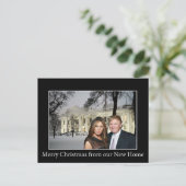Frohe Weihnachten aus Donald und Melania (Stehend Vorderseite)