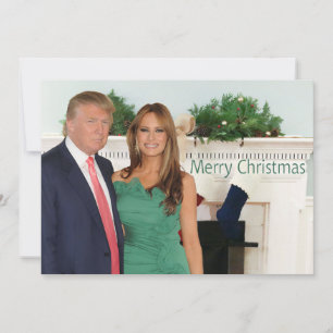 Frohe Weihnachten aus Donald und Melania