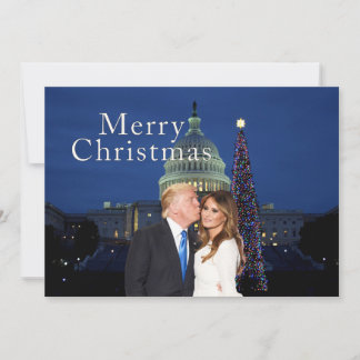 Frohe Weihnachten aus Donald und Melania