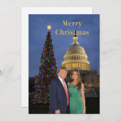 Frohe Weihnachten aus Donald und Melania (Vorne/Hinten)