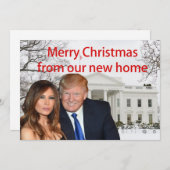 Frohe Weihnachten aus Donald und Melania (Vorne/Hinten)