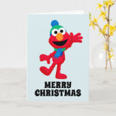 Frohe Weihnachten aus Elmo Karte (Gelbe Blume)