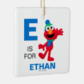 Frohe Weihnachten aus Elmo Keramikornament (Rechts)