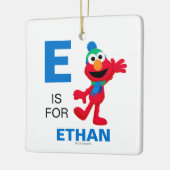 Frohe Weihnachten aus Elmo Keramikornament (Links)