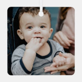 Frohe Weihnachten aus Elmo Ornament Aus Metall (Rückseite)