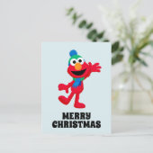 Frohe Weihnachten aus Elmo Postkarte (Stehend Vorderseite)
