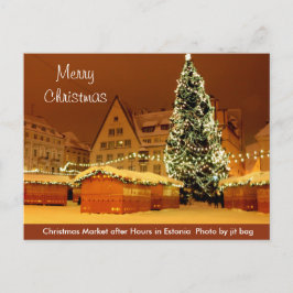Frohe Weihnachten aus Estland Postcard