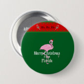 Frohe Weihnachten aus Florida Button (Vorne & Hinten)