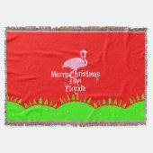 Frohe Weihnachten aus Florida Decke (Vorderseite)