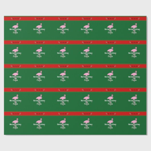 Frohe Weihnachten aus Florida Geschenkpapier (Flach)