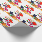 Frohe Weihnachten aus Florida Geschenkpapier (Ecke)