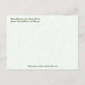 Frohe Weihnachten aus Florida Jupiter Lighthouse (Rückseite)