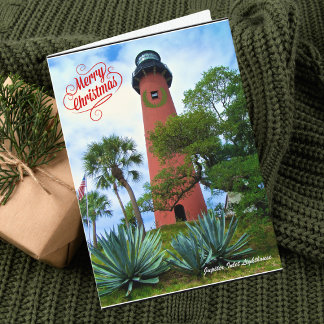 Frohe Weihnachten aus Florida Jupiter Lighthouse