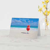 Frohe Weihnachten aus Florida Karte (Gelbe Blume)