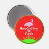 Frohe Weihnachten aus Florida, Magnet (Vorderseite/Rückseite)