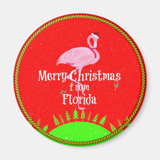 Frohe Weihnachten aus Florida, Magnet (Vorne)