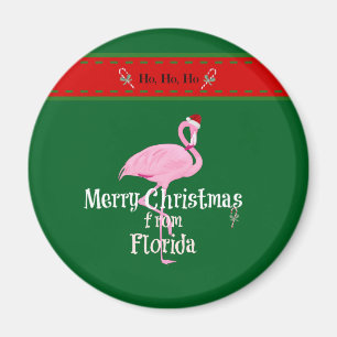 Frohe Weihnachten aus Florida Magnet
