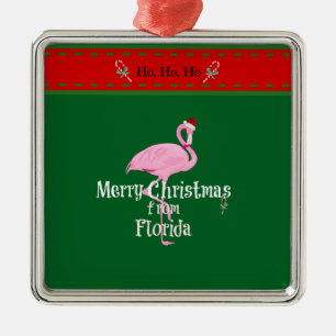 Frohe Weihnachten aus Florida Ornament Aus Metall