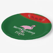 Frohe Weihnachten aus Florida Pappteller (Schrägansicht)