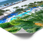 Frohe Weihnachten aus Florida Poster (Ecke)