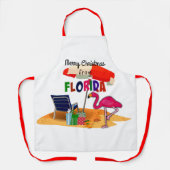 Frohe Weihnachten aus Florida Schürze (Vorderseite)
