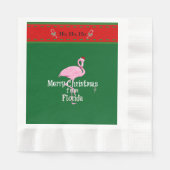 Frohe Weihnachten aus Florida Serviette (Vorderseite)