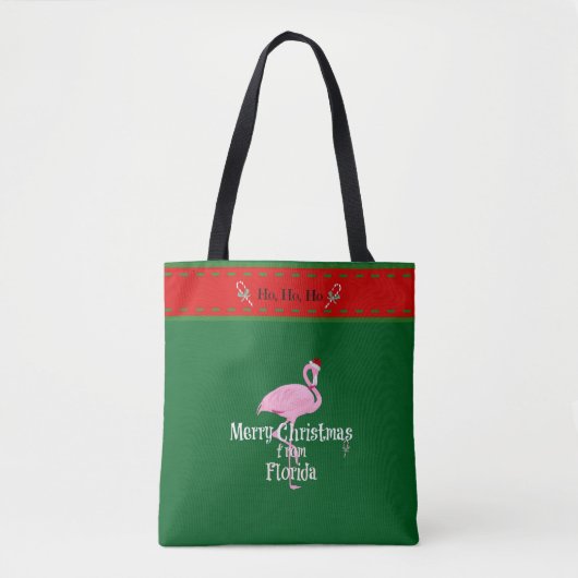 Frohe Weihnachten aus Florida Tasche (Vorderseite)
