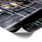 Frohe Weihnachten aus Hamburg, Deutschland Poster (Ecke)