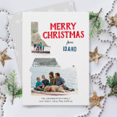 Frohe Weihnachten aus Idaho Zwei Foto