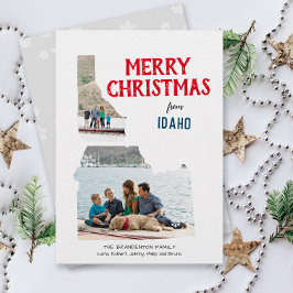 Frohe Weihnachten aus Idaho Zwei Foto