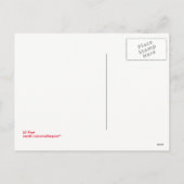 Frohe Weihnachten aus Kanada Beaver (Rückseite)