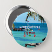 Frohe Weihnachten aus Key West, Button (Vorne & Hinten)