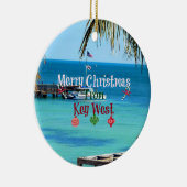 Frohe Weihnachten aus Key West Keramikornament (Rechts)