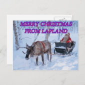 Frohe Weihnachten aus Lappland (Vorne/Hinten)