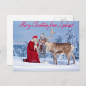 Frohe Weihnachten aus Lappland (Vorne/Hinten)