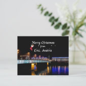 Frohe Weihnachten aus Linz, Österreich (Stehend Vorderseite)