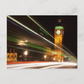 Frohe Weihnachten aus London Big Ben Postcard Postkarte (Vorderseite)