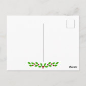 Frohe Weihnachten aus London, England Postkarte (Rückseite)