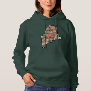 Frohe Weihnachten aus Maine Hoodie