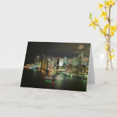 Frohe Weihnachten aus Miami, Florida Karte (Gelbe Blume)