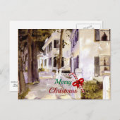 Frohe Weihnachten aus Nantucket Postkarte (Vorne/Hinten)